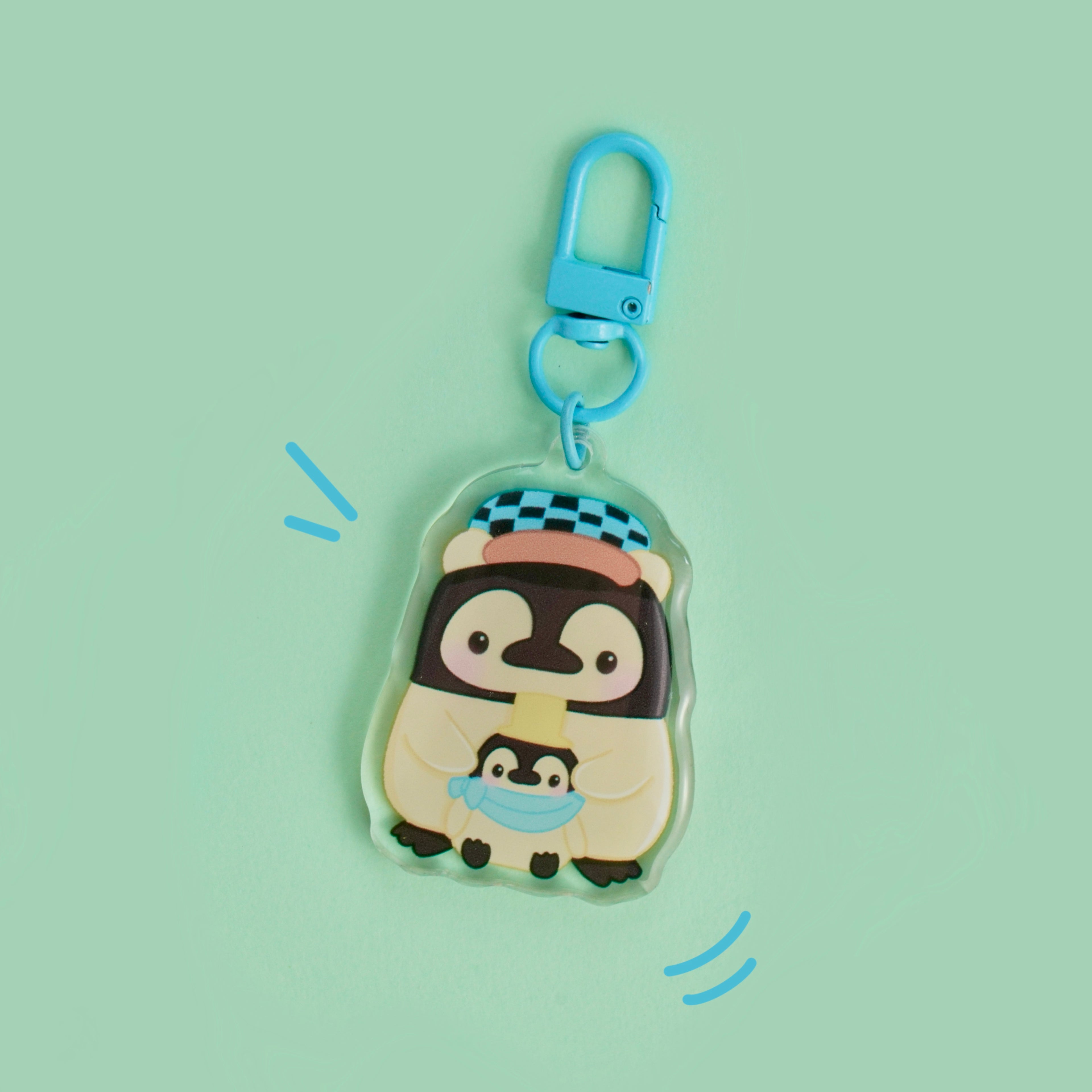 Portachiavi Mamma Pinguino