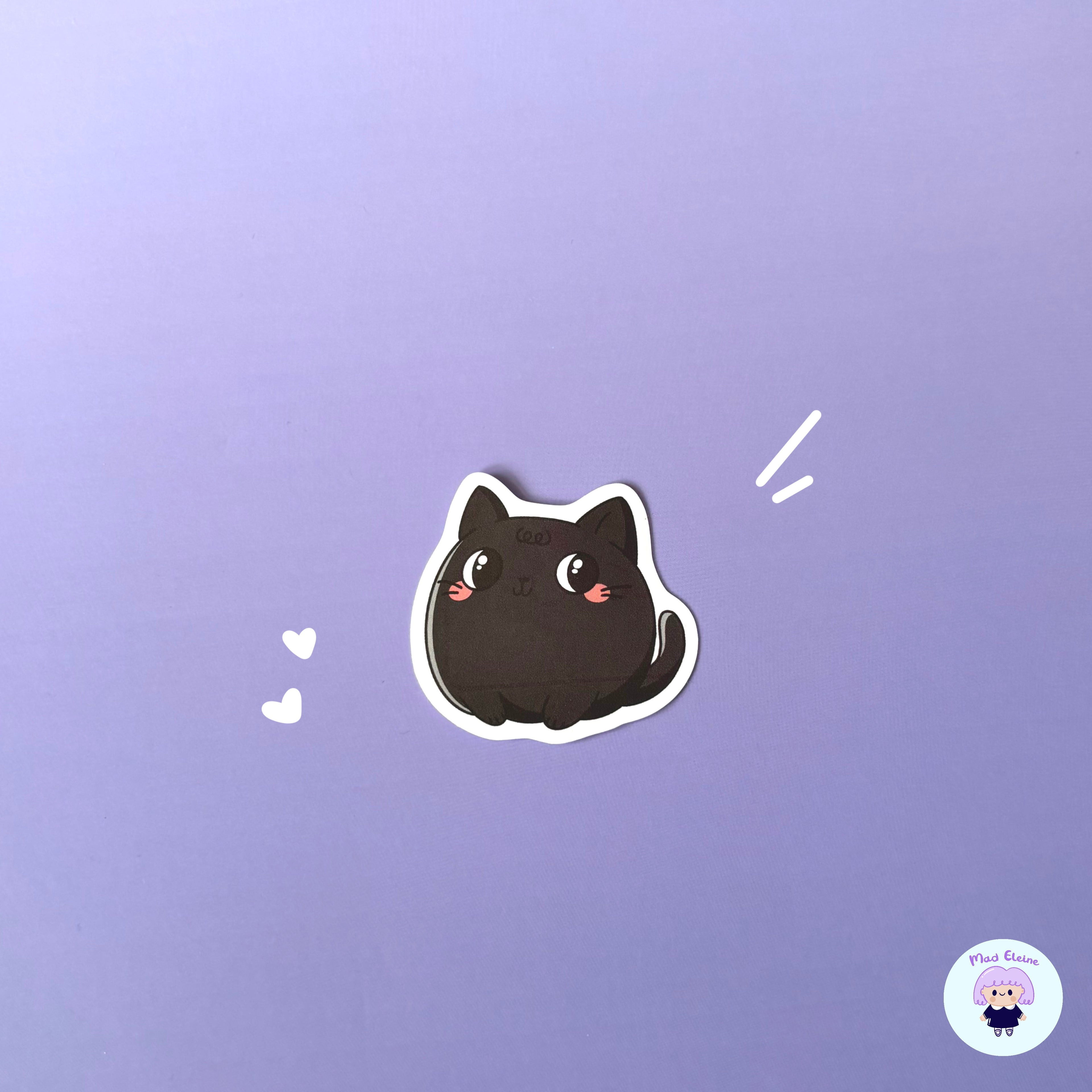 Sticker Gattino Nero