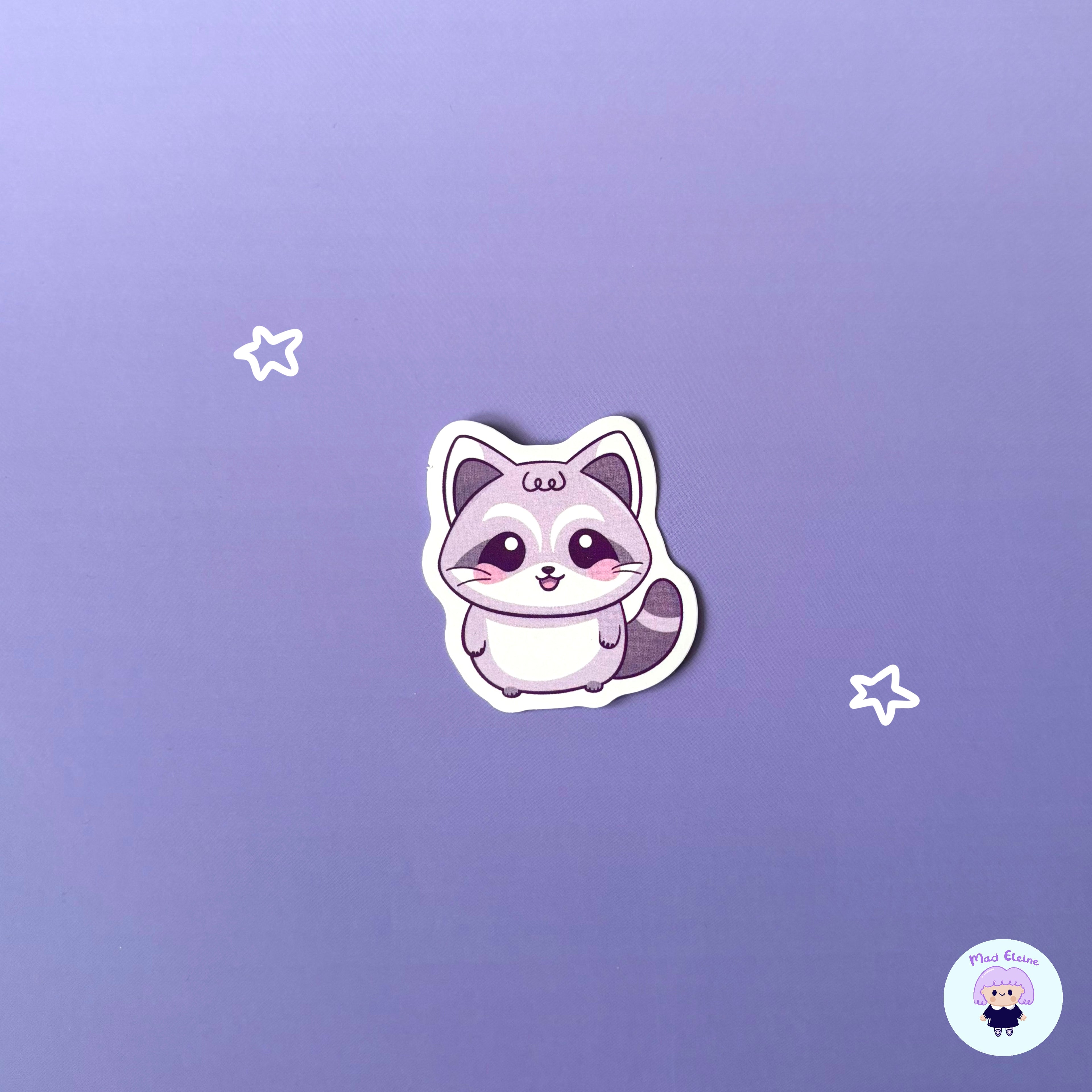 sticker Procione Viola