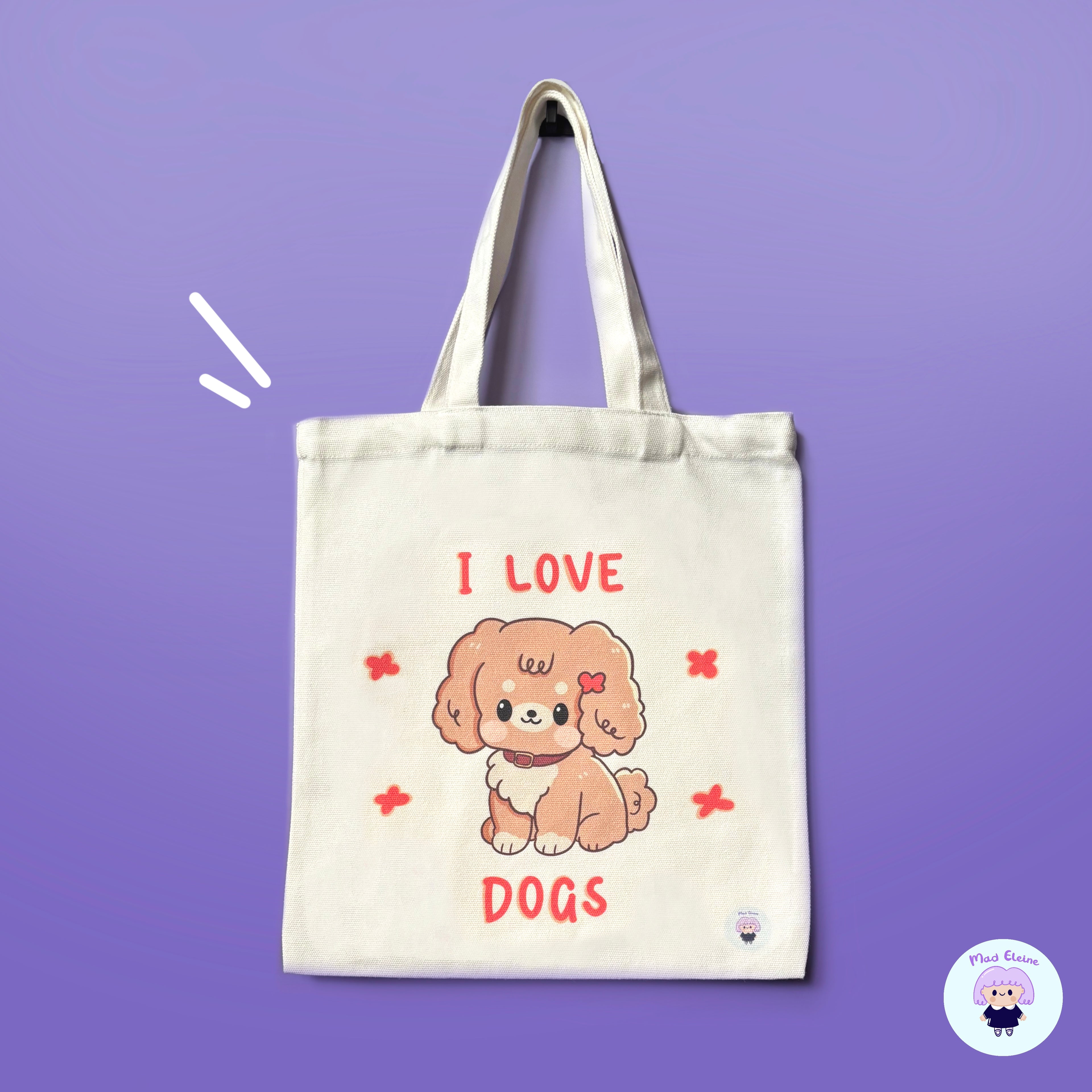 Tote Bag Cute Dog