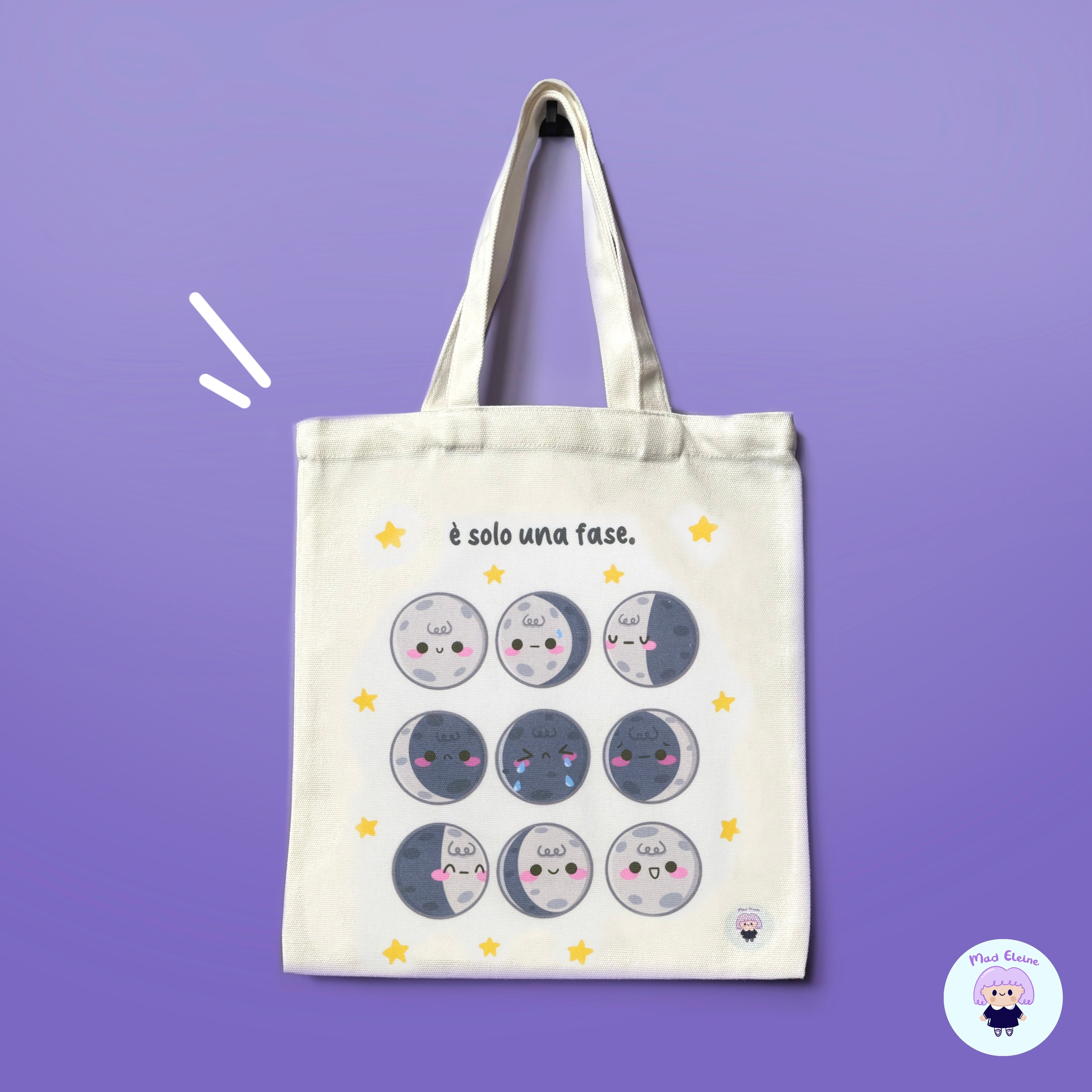 Tote Bag Fasi Lunari