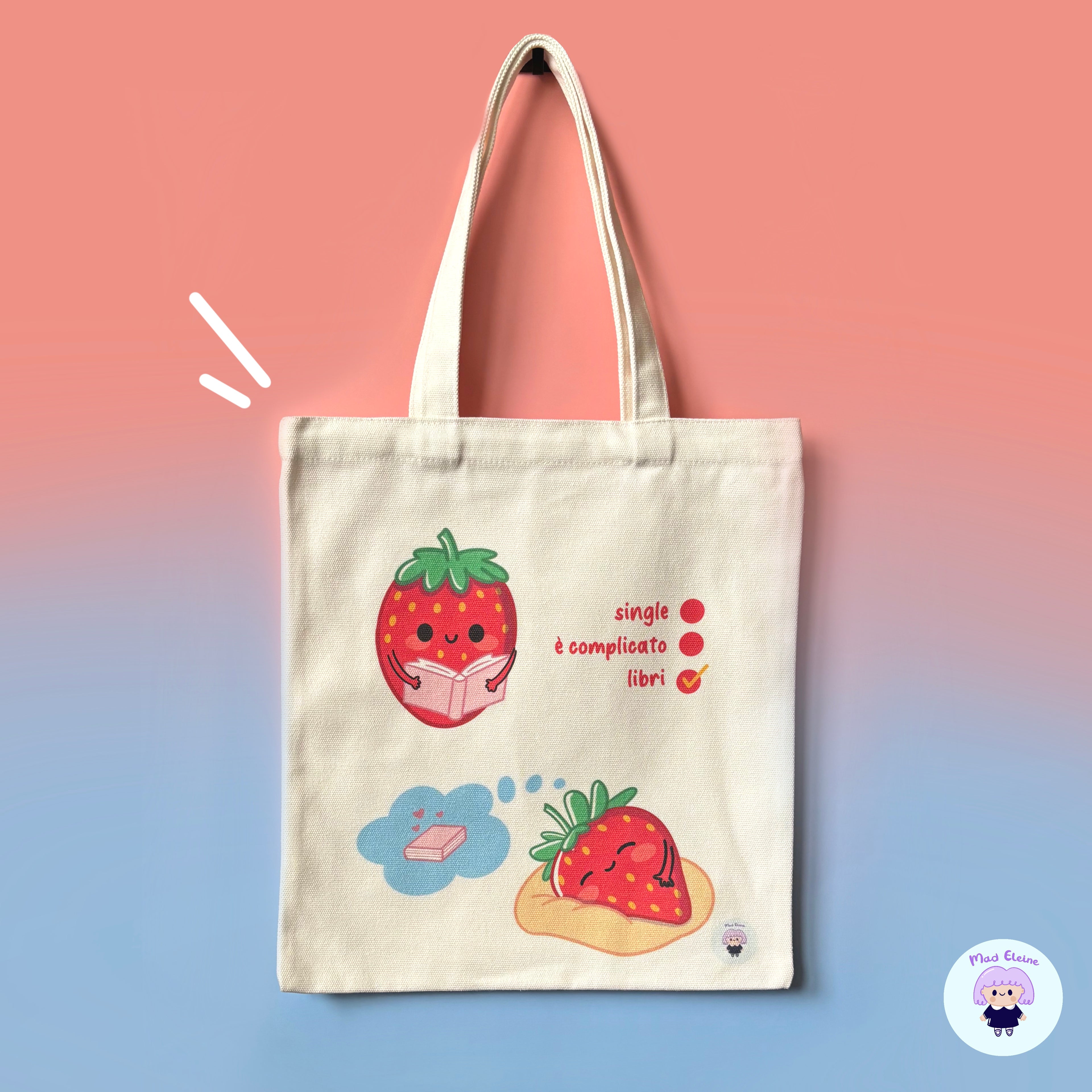 Tote Bag Fragola Book